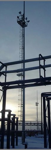 ВГН-25 Молниеотвод на базе высокомачтовой опоры со стационарной короной