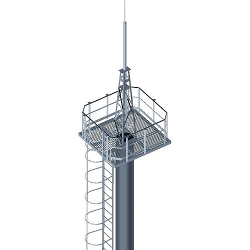 ВМОНТ-20 Высокомачтовая трубчатая опора со стационарной короной