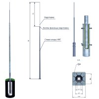 НФГ-14 Молниеотвод на базе опоры НФГ