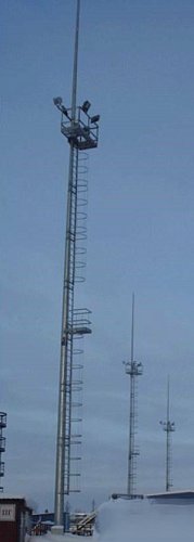 ВГН-25 Молниеотвод на базе высокомачтовой опоры со стационарной короной