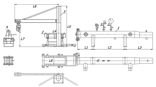 Камера запуска и приема средств очистки и диагностики Ду-400 мм