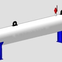 Камера запуска и приема средств очистки и диагностики Ду-250 мм