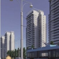 ТФ-2000-9 Опора контактной сети фланцевая трубчатая