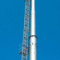 ВМОНТ Высокомачтовая трубчатая опора со стационарной короной