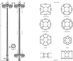 МГФ-40-М Мачта с мобильной короной