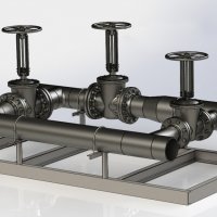 Камера запуска и приема средств очистки и диагностики Ду-250 мм