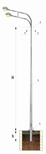 НФК-6 Опора несиловая фланцевая круглоконическая