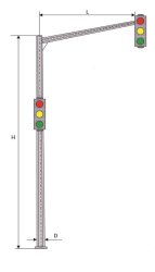 ОСФГ, ОГСГ Опора для светосигнального оборудования