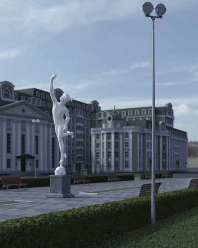 НФК-6 Опора несиловая фланцевая круглоконическая