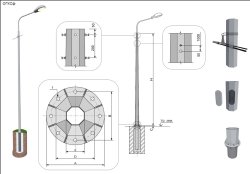 ОГСКС-2,0-10 Опора силовая контактной сети